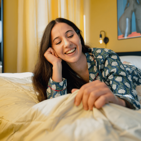 down duvet Giglio di Monte: 90% goose down organic cotton | Piumarte