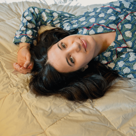 down duvet Giglio di Monte: 90% goose down organic cotton | Piumarte