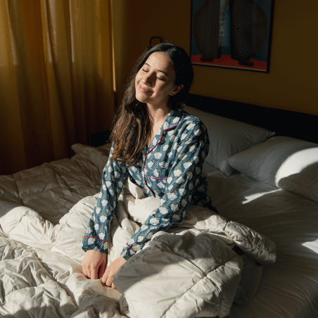 down duvet Giglio di Monte: 90% goose down organic cotton | Piumarte