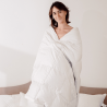 Duvet Bucaneve: 100% goose down  Satin white | Piumarte