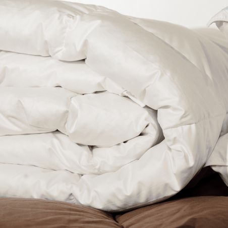 Duvet Bucaneve: 100% goose down  Satin white | Piumarte