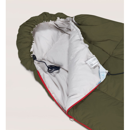 sleeping bag 80% goose down, light, compressible, ideal for trekking