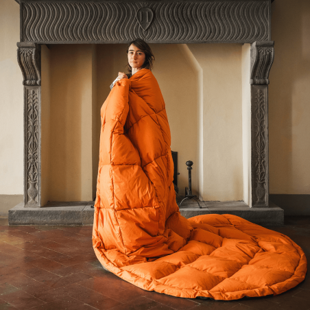 Arcobaleno Trapunta Calda Letto 90% Piumino Europeo | Piumarte
