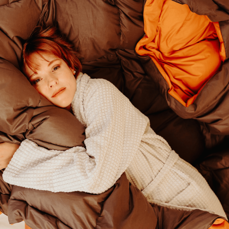 Arcobaleno Trapunta Calda Letto 90% Piumino Europeo | Piumarte