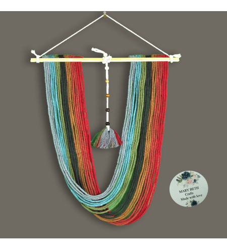 DECORO DA PARETE  MACRAME' 1