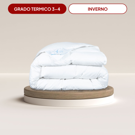 Economic down duvet: 70% goose down white cambric 100%cotto | Piumarte