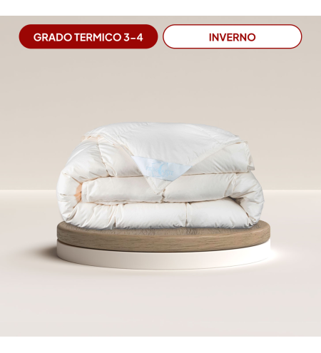 Down duvet Giglio di Campo: 90% Goose and Percale - winter | Piumarte