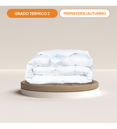 Piumone Bucaneve: 100% Piumino d'Oca e Satin Bianco | Piumarte