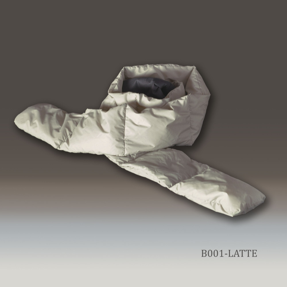 Sciarpa lunga in piumino d'oca 15x200. Sciarpa Compatta in Piumino d'Oca - Piccola e Pratica | Piumarte