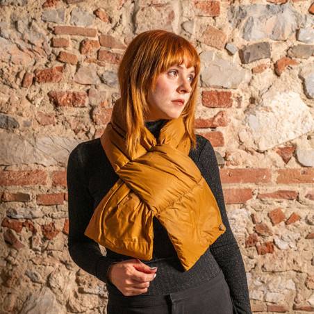 goose down scarf - small and  Practical | Piumarte