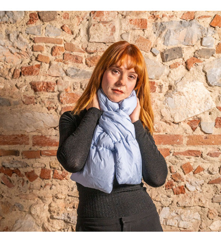 goose down scarf - small and  Practical | Piumarte