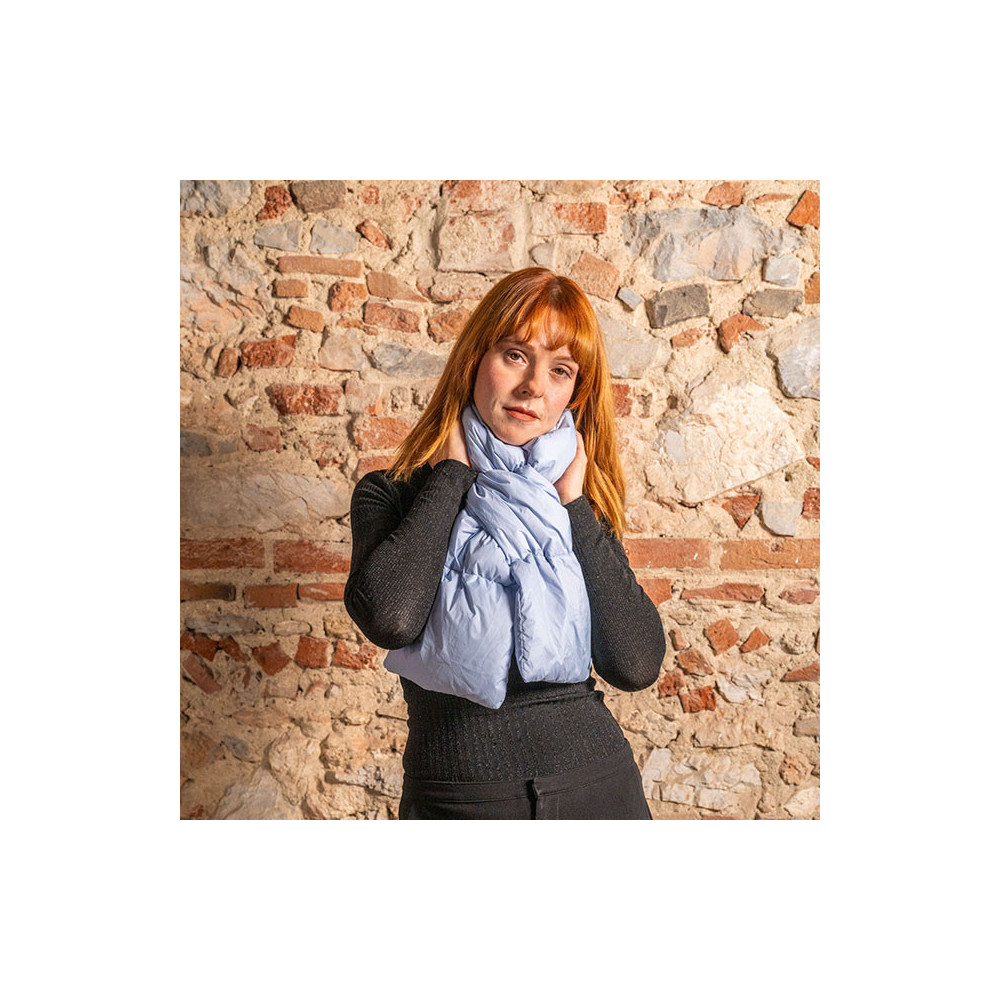 Goose down Scarf. goose down scarf - small and  Practical | Piumarte