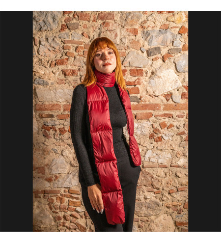 Sciarpa Compatta in Piumino d'Oca - Piccola e Pratica | Piumarte