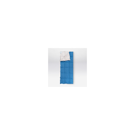 Sacco a pelo in piumino d’oca con rivestimento in cotone colore BLU' ELETTRICO 08