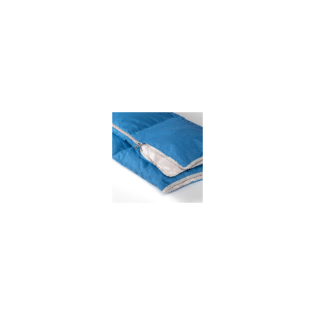 Sacco a pelo in piumino d’oca con rivestimento in cotone colore BLU' ELETTRICO 08