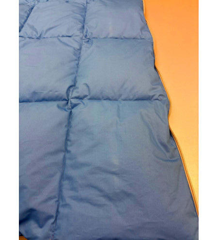 Sacco a pelo in piumino d’oca con rivestimento in cotone colore BLU' ELETTRICO 08
