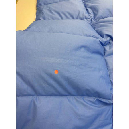 Sacco a pelo in piumino d’oca con rivestimento in cotone colore BLU' ELETTRICO 08