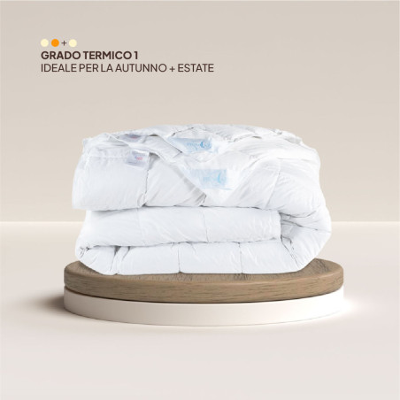 Piumone 4 Stagioni Bucaneve: 100% Piumino d'Oca e Satin | Piumarte