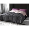Trapunta arcobaleno inverno rigido 270x260 col.ANTRACITE/ROSA COFETTO