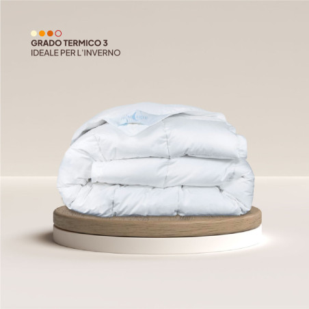 Economic down duvet: 70% goose down white cambric 100%cotto | Piumarte