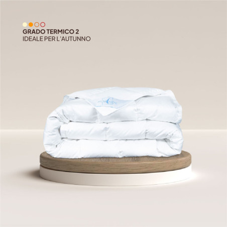 Econimic down duvet: 70% european goose down, 30% feathers | Piumarte