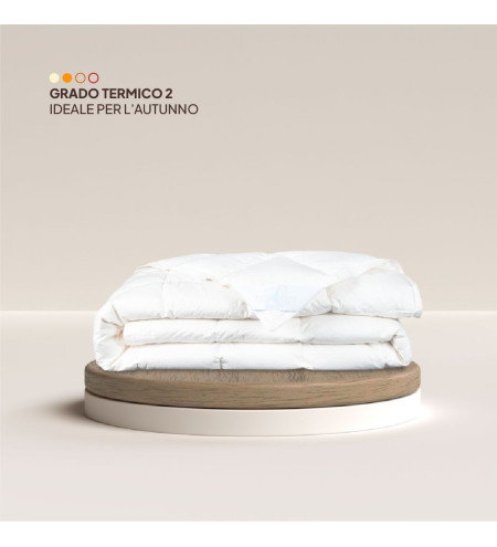 Piumone 90% piumino RICICLATO GRS-tess. Percalle  Non  Sbiancato - art. GIGLIO DI CAMPO-PRIMAVER/AUTUNNO