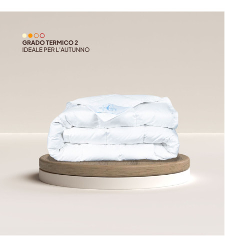 Piumone Bucaneve: 100% Piumino d'Oca e Satin Bianco | Piumarte