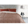 trapunta ARCOBALENO 90%PIUMINO 270X260 - INVERNO MITE col. CAFFE' LATTE/ECRU'