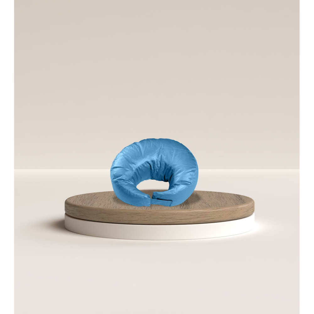 U-shaped neck pillow. Nek pillow for travel, small feathers, cotton, washable