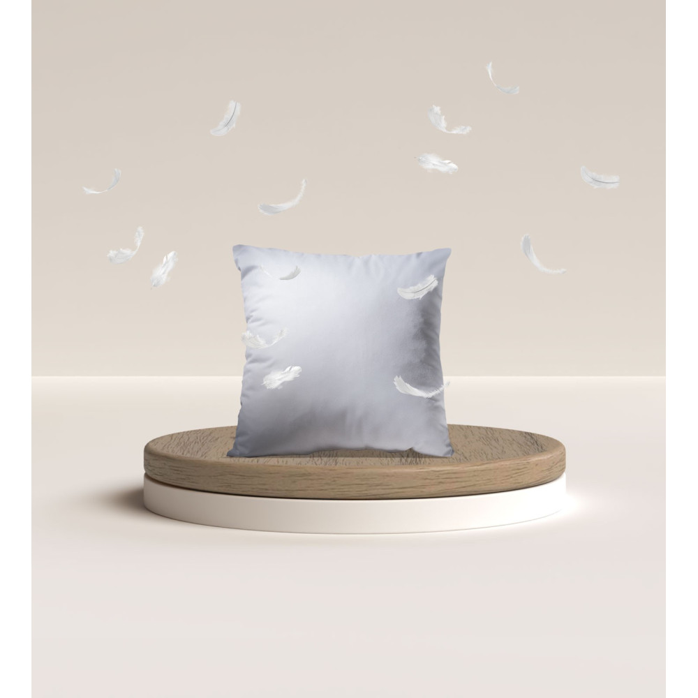 Neutral FEATHER cushion – SQAURE – Art. Mughetto. Neutral FEATHER cushion – SQAURE – Art. Mughetto